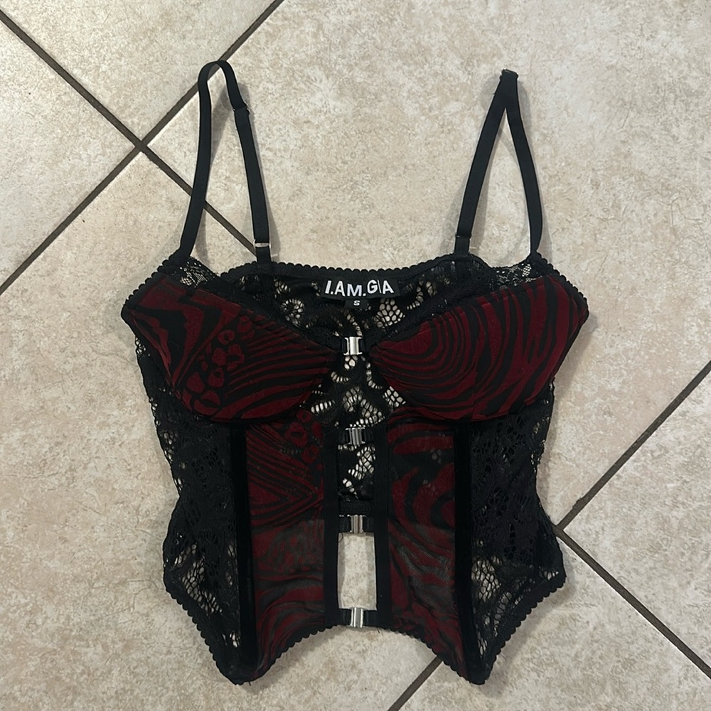 I AM GIA corset top